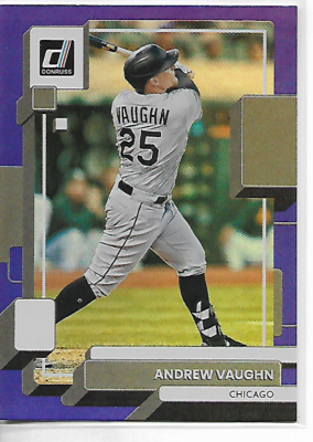 2022 Donruss Andrew Vaughn Holo Purple Parallel Card | eBay