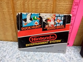 Super Mario Bros Duck Hunt con manuale videogiochi Nintendo NES