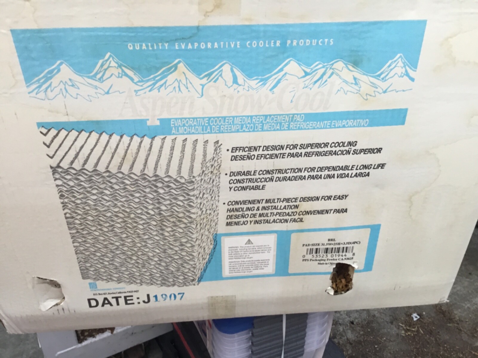 breeze air evaporative cooler pads