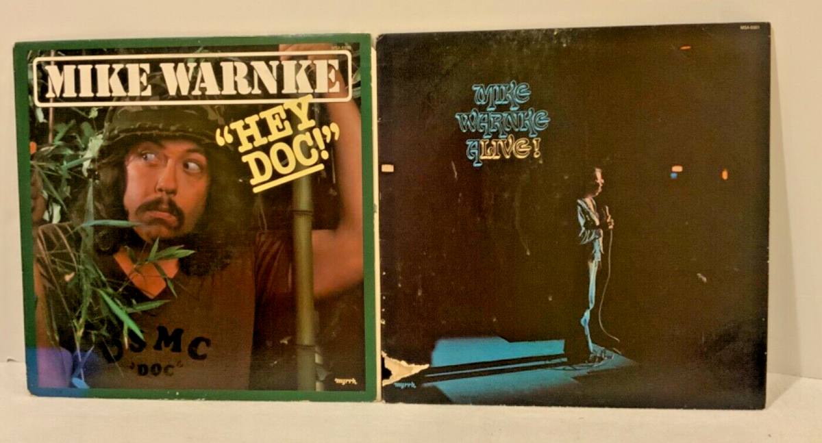 Mike Warnke - Alive and Hey Doc - (2) 12” LP's Christian Comedy
