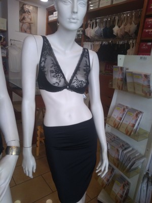 Reggiseno in pizzo Lisca con bretelline amovibili 