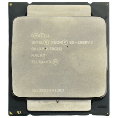 Intel Xeon E5-2680 V3 CPU Processor 12 Core 2.50GHz 30MB L3 Cache 120W SR1XP