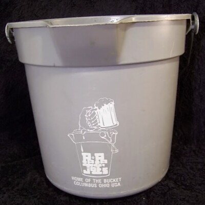 Rare Papa Joe's Bucket  High Street Columbus Ohio State University Kegs & Eggs