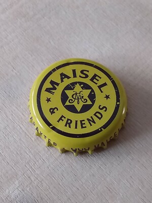 1 x bottle cap used Maisel Maisel & Friends Yellow Craft Beer Each KK Only £1.11