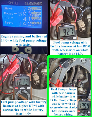 fits RX-7 93+ Plug-n-Play Fuel Pump Rewire Kit Harness Relay