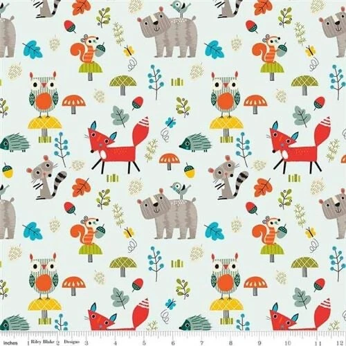4x 33cm bundle SHANNON Dimple Plush & brushed cotton flannel fabric Woodland fox - Image 2 of 3