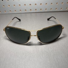 RAY-BAN Sunglasses RB 3267 001/71 64-13 Gold Aviator Shades FRAMES ONLY