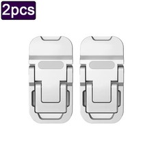 2/4pcs Portable Zinc Alloy Laptop Support Stand With 2 Adjustable Angles Foldabl