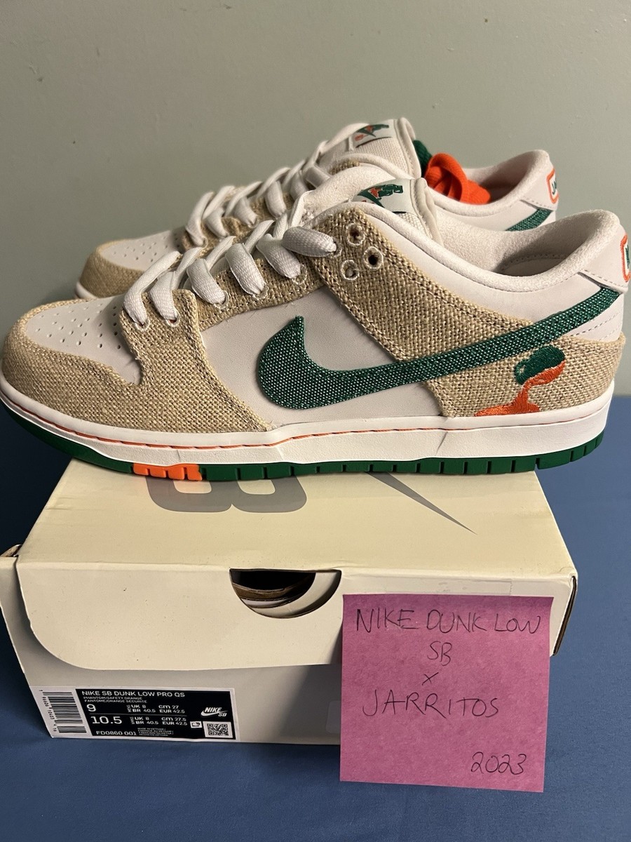Size 9 - Nike SB Dunk Low x Jarritos White | eBay