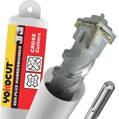 SDS Plus Bohrer 40x600 mm, Betonstein, Mauerwerk, Ziegel, Stahlbeton, Hammerb...