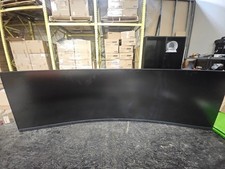 SCREEN CRACKED Samsung LC49RG90SSNXZA 49" Curved QLED Monitor FOR PARTS ONLY