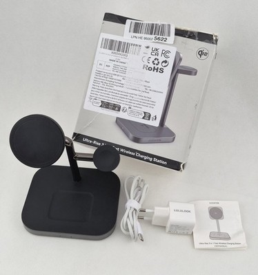 LULULOOK 3 in 1 Wireless Charging Station MagSafe Apple Watch 30W