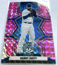 2022 Panini Mosaic Baseball Danny Duffy Los Angeles Dodgers Camo Pink Prizm #144