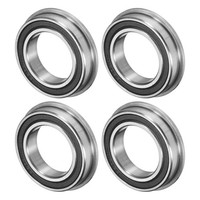 4Er-Pack F6804-2RS Flanschkugellager FüR 20X32X7Mm Mit Gummidichtung