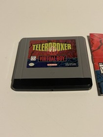 Teleroboxer (Nintendo Virtual Boy, 1995) Game & Manual - Clean