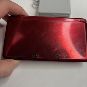 Nintendo 3DS System - Red Region USA, Charger US Model READ!