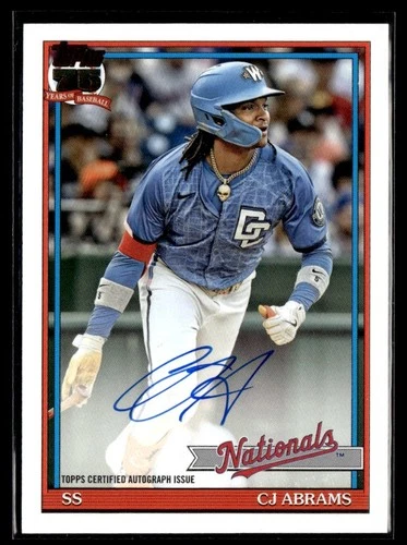 2026 Topps Series 1 CJ Abrams Red Foil (RAW)
