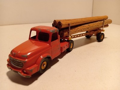 Dinky Toys 36A F Willeme Tractor Semi Trailer Wood Holder Burst 1/43 VGC