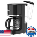 Kitchentrend 10-Cup Programmable Coffee Maker Permanent Filter Removable Water