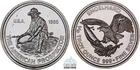 1985 Engelhard 1/10 oz American Prospector .999 Fine Silver Round Rare!
