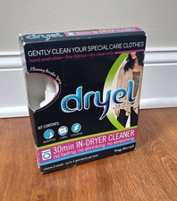 Dryel 30 min In-Dryer Cleaner Booster 2 Loads Kit New Sealed