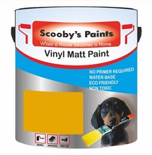 Bright Flare Yellow Emulsion Paint Vinyl Matt Finish Walls & Ceilings interior