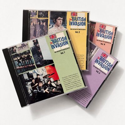 The British Invasion History of British Rock Volumes 1 2 3 4 Rhino CD Set