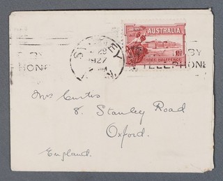Mayfairstamps Australia 1927 Sydney Telephone Slogan to Oxford Commercial Cover