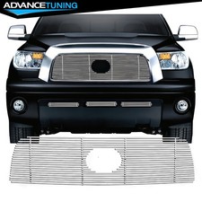 Fits 07-09 Toyota Tundra Billet Style Stainless Steel Chrome Front Bumper Grille Fits 07-09 Toyota Tundra Billet Style Stainless Steel Chrome Front Bumper Grille