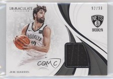 2018-19 Panini Immaculate Materials 92/99 Joe Harris #MT-JHR z4k