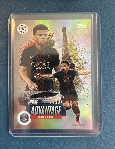 Desire Doue #HP-13 2025 Topps UEFA Home Pitch Advantage card