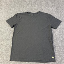 Vuori Shirt Mens Medium Gray Short Sleeve Crew Neck Casual Athletic Tee