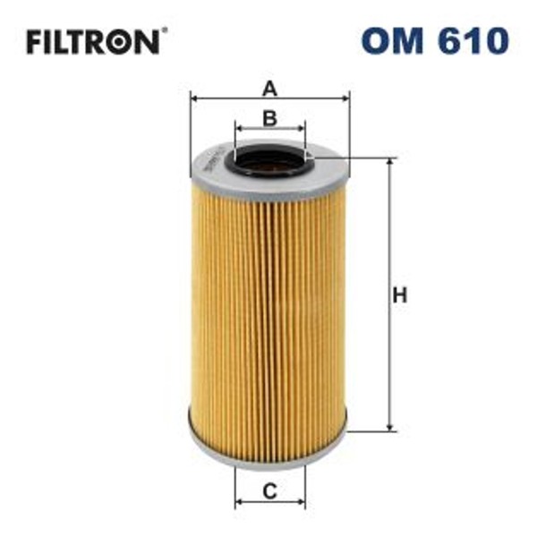 ÖLfilter Filtron OM 610 Filtereinsatz FüR Mercedes Daewoo Ssangyong Puch MAN Bus-image
