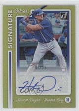 2017 Panini Chronicles Donruss Signature Series Gold 7/25 Hunter Dozier Auto 5w7