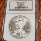 U.S. Mint 1999 American Silver Eagle $1 .999 Silver NGC MS69 1 oz
