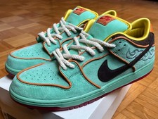 Nike SB Dunk Low Pro QS Rodeo Tormaline nuove con scatola UK12 EU47.5 US13 ds HF3058-300 og