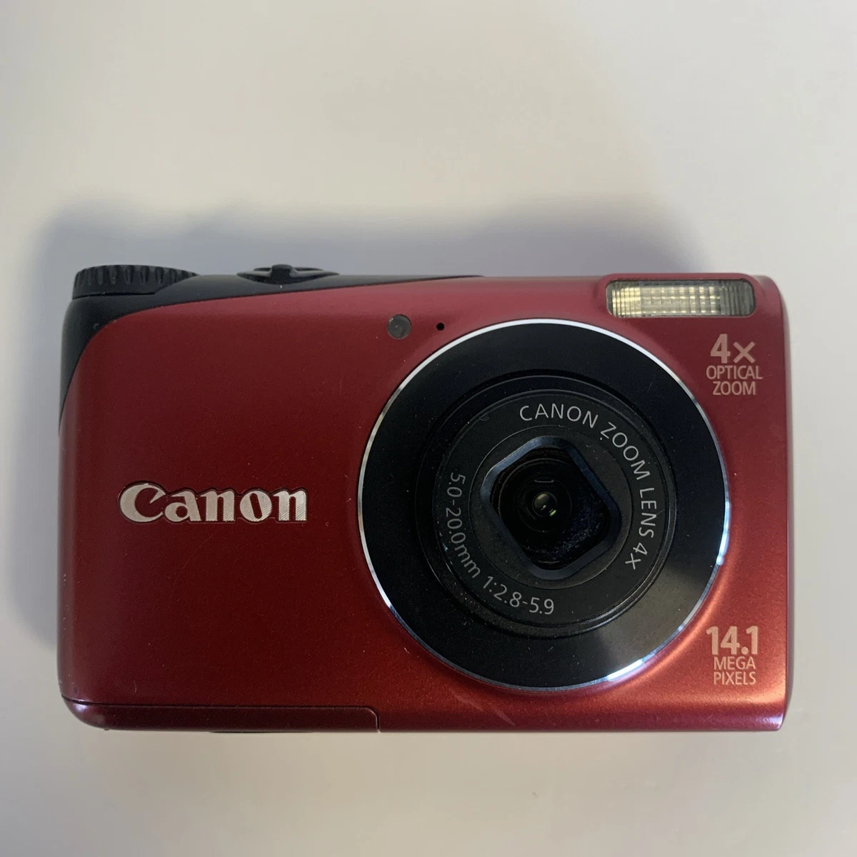 実写美⭕️美品【動作確認済み】Canon キャノン PowerShot A2200 Amazon | Canon デジタルカメラ PowerShot A2200 レッド PSA2200(RE
