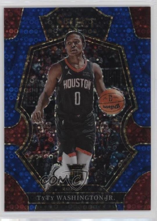 2022 Select Premier Level Blue Disco Prizm /25 TyTy Washington Jr #168 Rookie RC