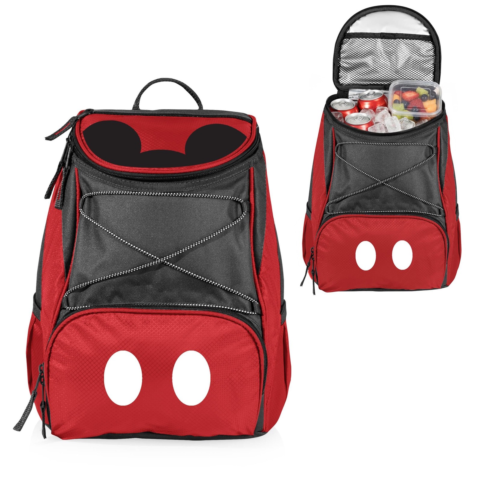 Disney Mickey Mouse Backpack Cooler, Insulated Leakproof Soft Cooler Backpack...