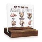 Put on The Full Armor of God Bible Acrylic Plaque Sign VYK028-Put on The Full