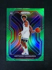 2020-21 Panini Prizm Anthony Edwards #258 RC Rookie Green