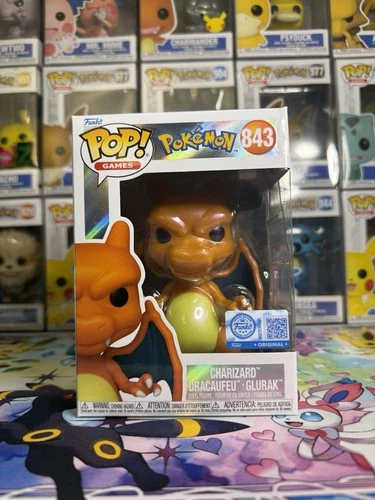 Funko Pop! Pokemon: Charizard #843 Pokemon Center Exclusive Pearlescent