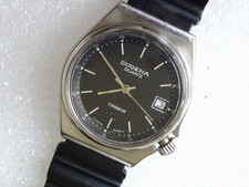vintage  dugena tresor steel swiss eta esa watch