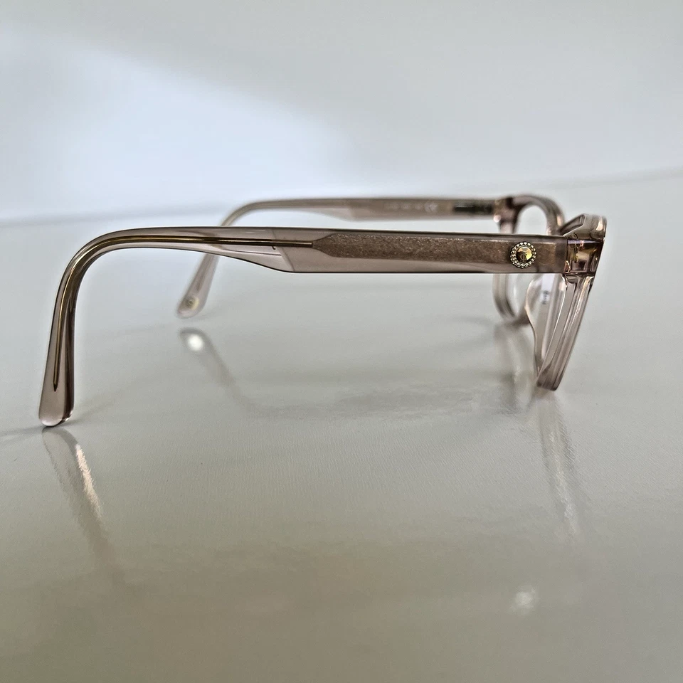 Juicy Couture Eyeglasses Frames JU 187 08XO  Frame Only 51-16-140mm Pink Crystal - Image 3 of 4