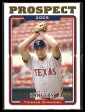 #UH94 Thomas Diamond 2005 Topps Updates & Highlights Rangers • Buy 2 Get 1