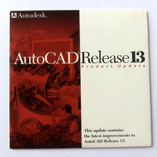 Autodesk AutoCAD Release 13 Product Update CD Vintage CAD Software R13 1995