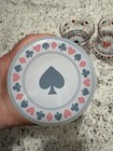 Royal Flush Poker Casino Low Ball Bar Glasses MCM Vintage Club Poker Cards Set 4 — photo 4