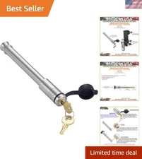 61075 | Hitch Lock for B&W 2" & 2.5" Tow and Stow 10K LB & 18K LB - Fits Adju...