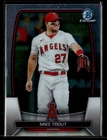 2023 Bowman Chrome #89 Mike Trout Card Los Angeles Angels