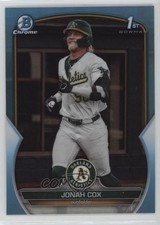 2023 Bowman Draft Chrome Sky Blue Refractor Jonah Cox #BDC-135 xb2